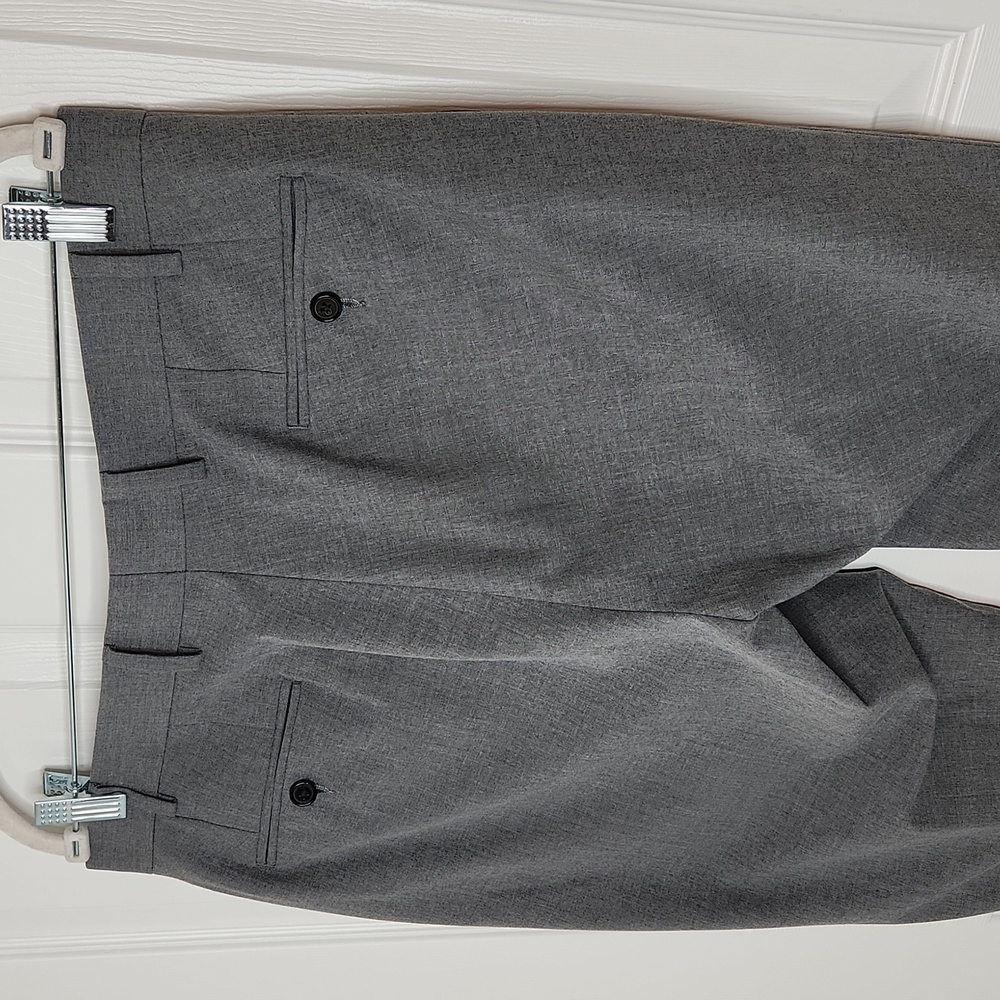Mens Lauren Ralph Lauren black label grey dress pants 35 x 32 - Picture 4 of 8